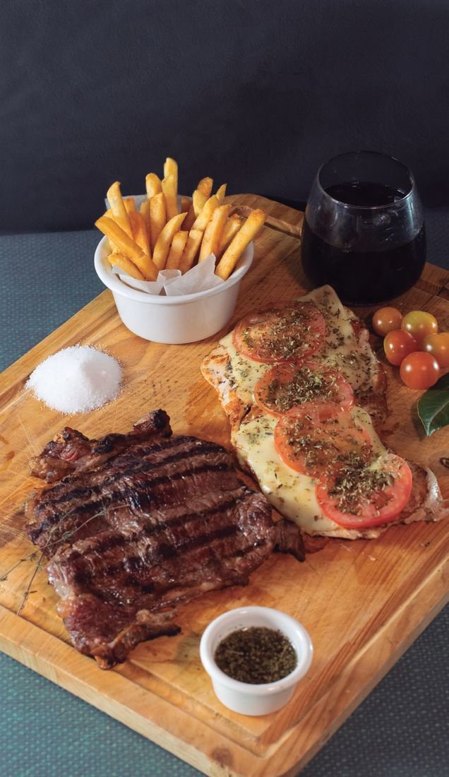 Rib eye a la parrilla de Grillé
